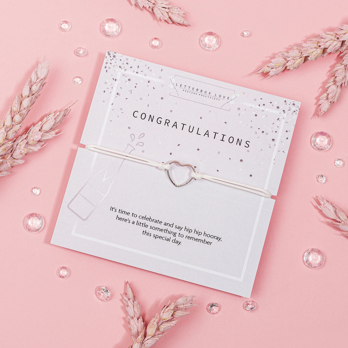 Letterbox Love Wish Bracelet - Congratulations 