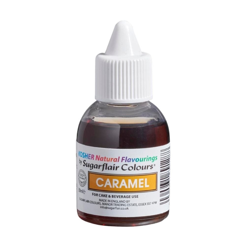 Sugarflair Caramel - Kosher Concentrated Natural Flavour / Food Flavouring 30ml