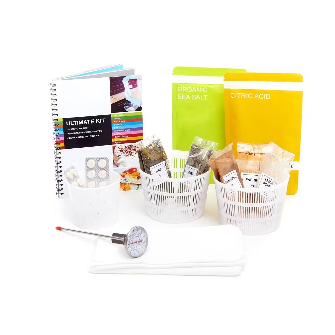 The Ultimate Cheese Making Kit by The Big Cheese Making Kit