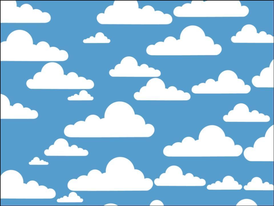Blue Sky & Fluffy Clouds cloud edible Cake Decor Topper Icing Sheet  Toppers Decoration