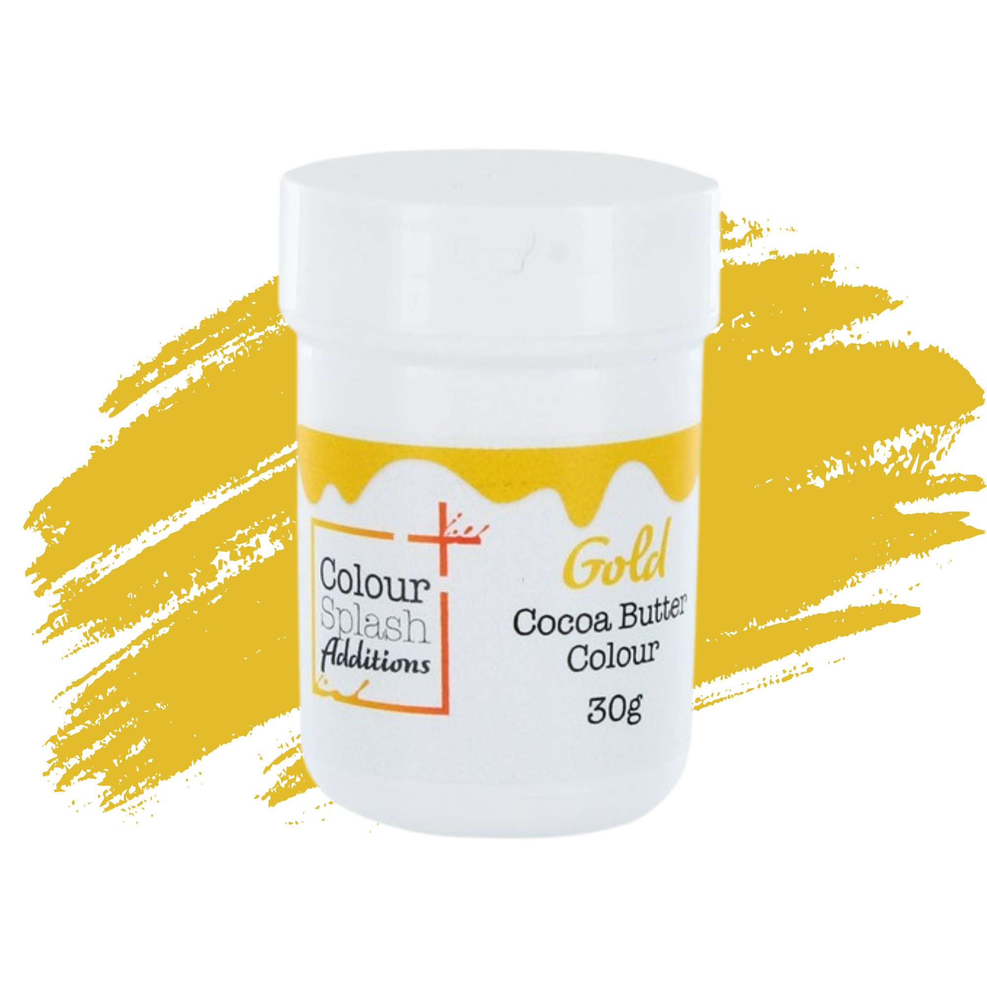 Colour Splash Additions - Cocoa Butter Edible Food Chocolate Colour - Gold 30g