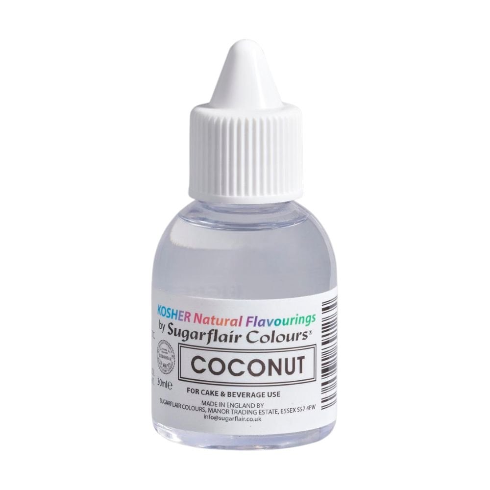 Sugarflair Coconut - Kosher Concentrated Natural Flavour / Food Flavouring 30ml