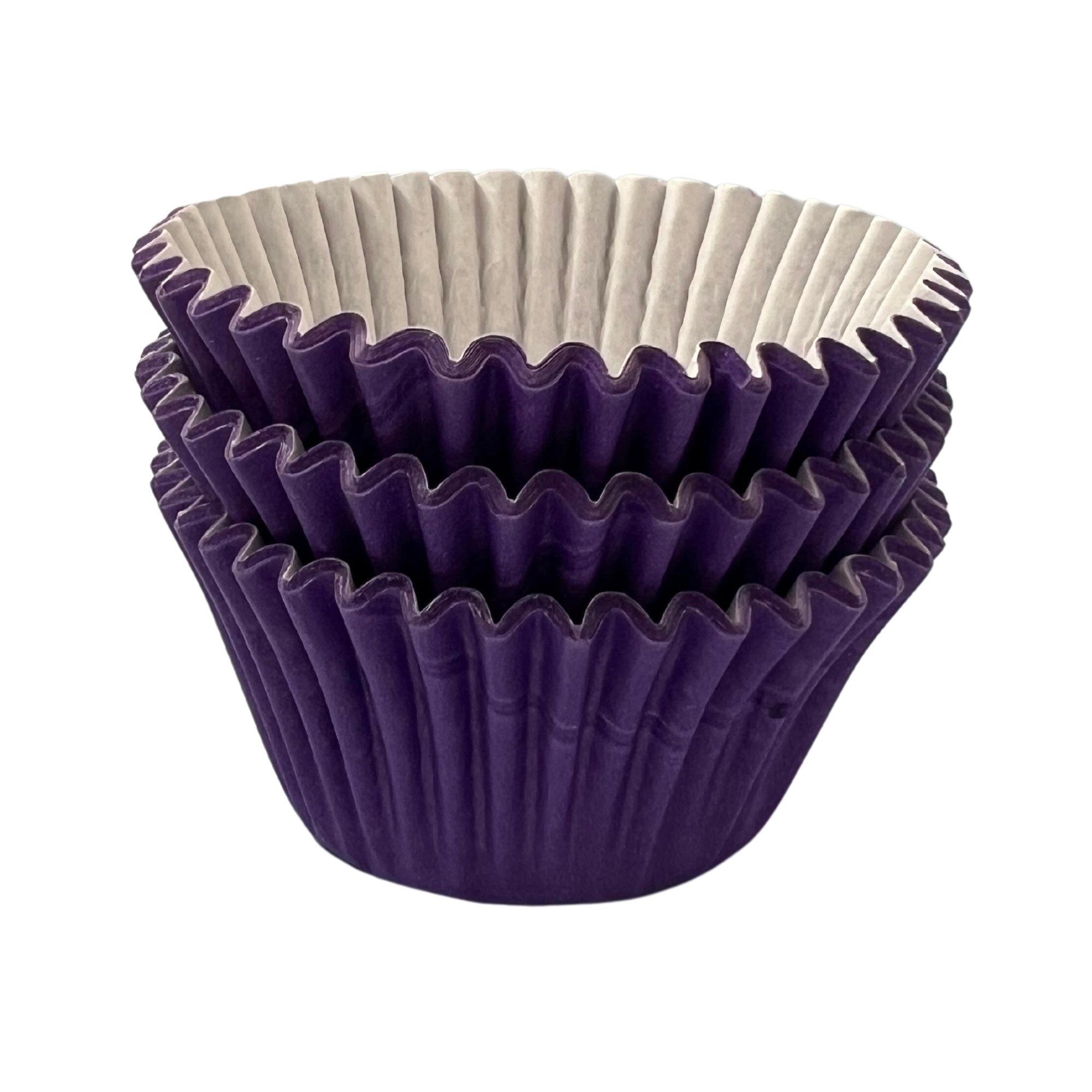 Paper Cupcake Baking Cases - pack of Approx 36 - Purple