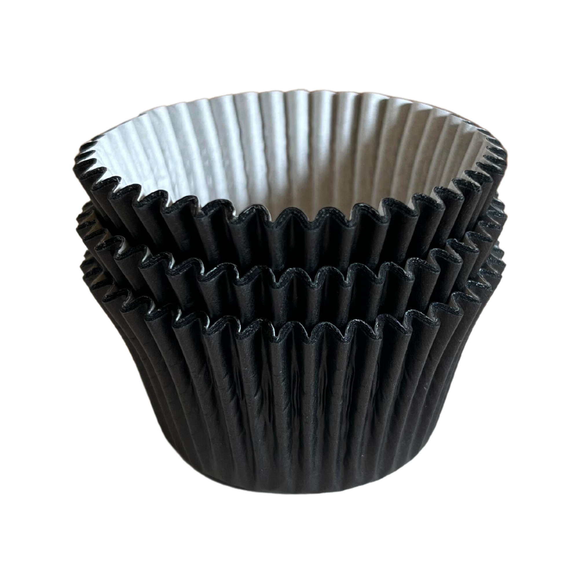 Paper Cupcake Baking Cases - pack of Approx. 36 - Black