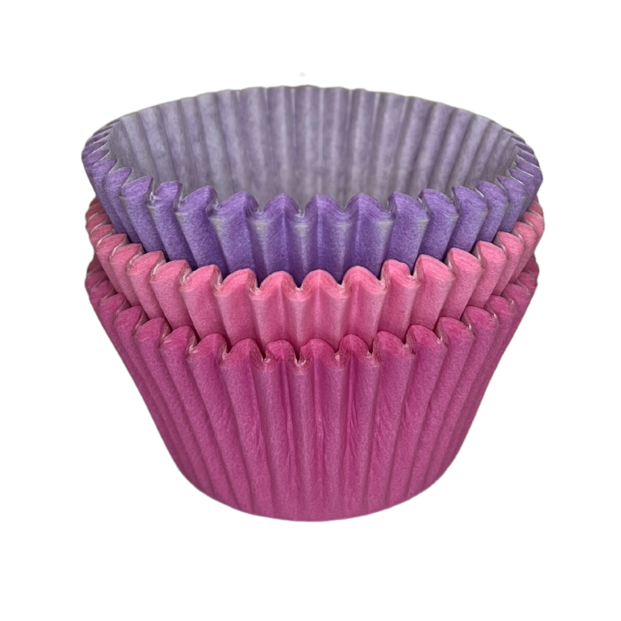 Paper Cupcake Baking Cases - pack of Approx. 45  - Pastel Pinks and Lilac