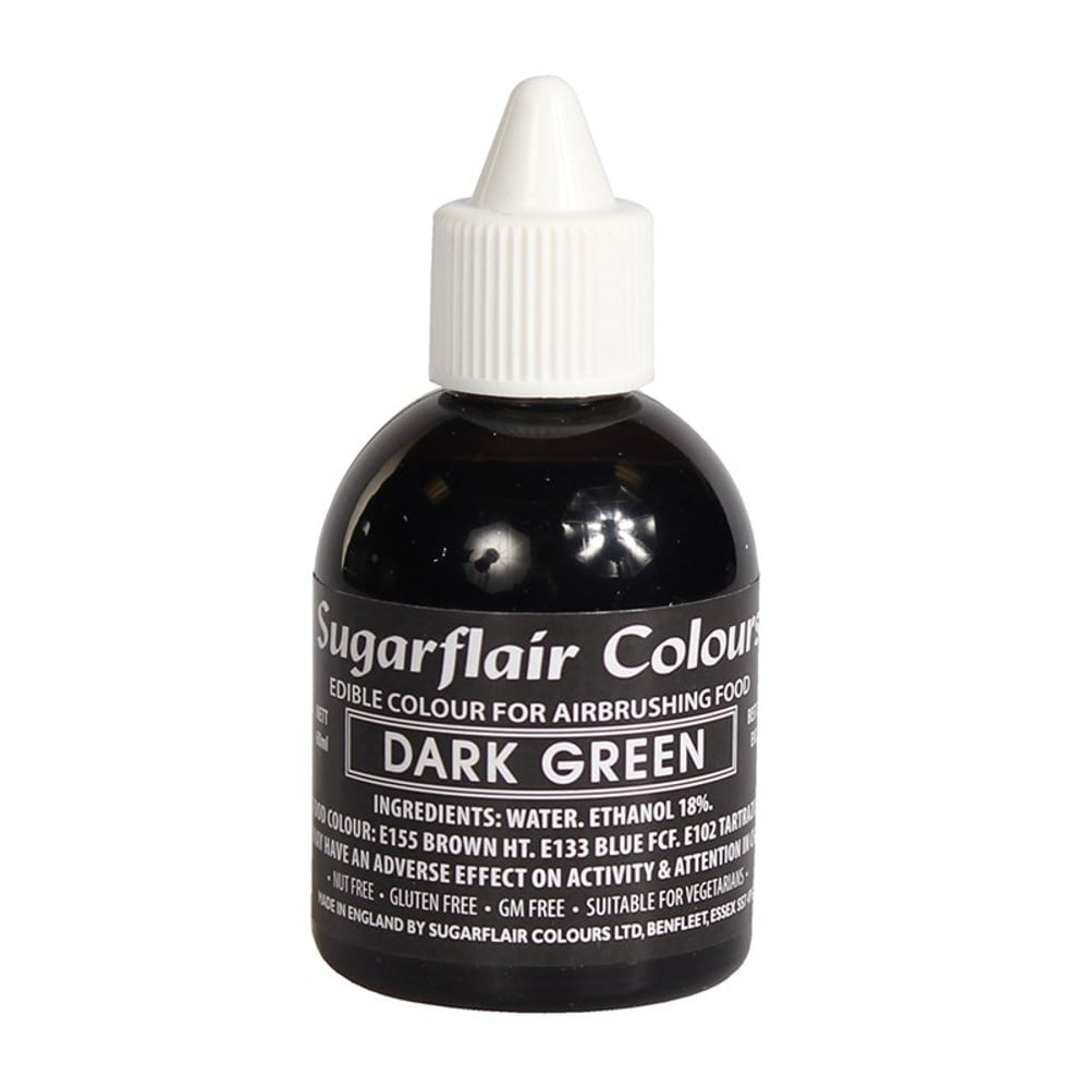 Sugarflair Airbrush Colour 60ml - Dark Green