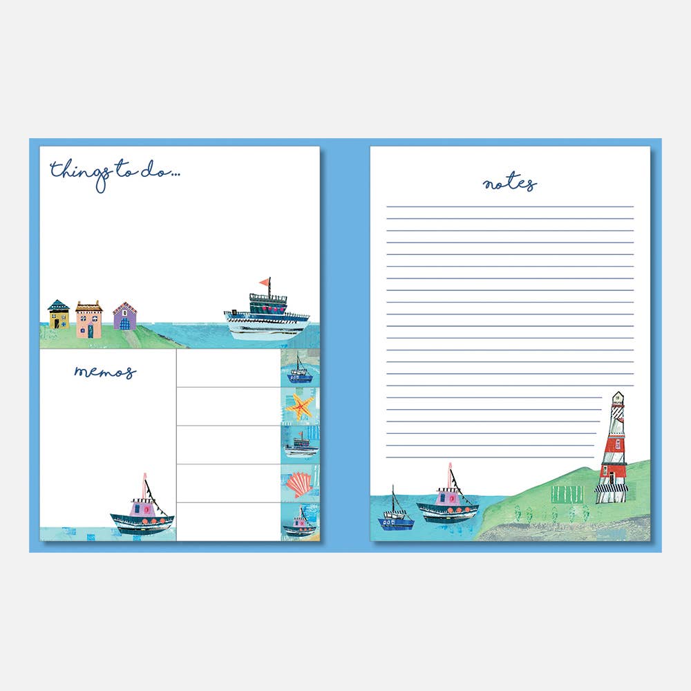 Sticky Notes Folder  - Sea Breeze Boats Design