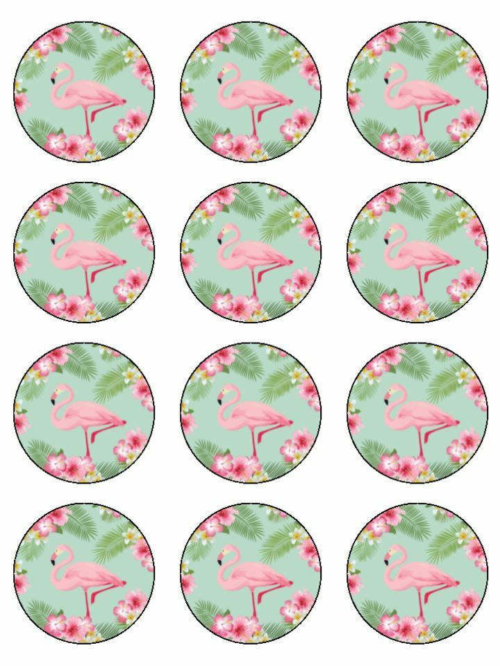 Happy Birthday Pale Pink 28th 28 edible printed Cupcake Toppers Icing Sheet of 12 Toppers