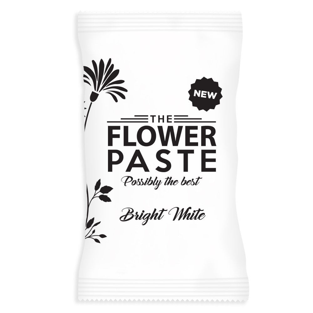 The Sugar paste Flower Paste 250 grams Bright White