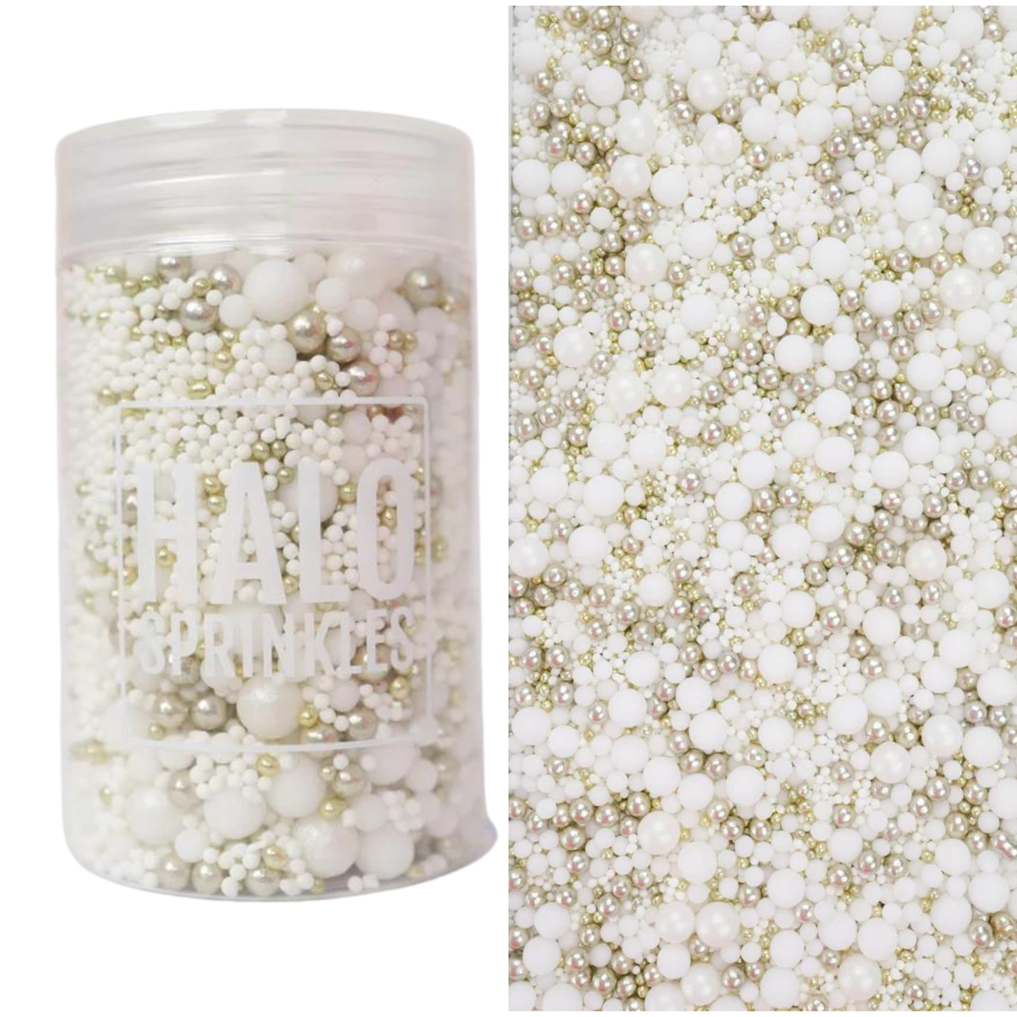 Halo Sprinkles Luxury Blend - Amal - White & Gold