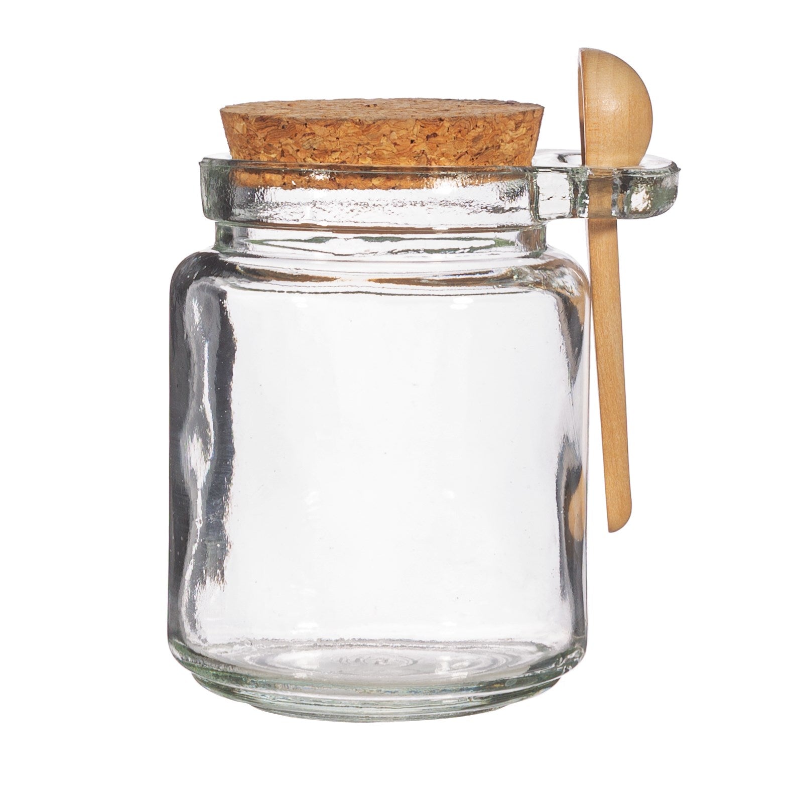 Sass & Belle Glass Mason Jar & Bamboo Straw and Wooden Lid