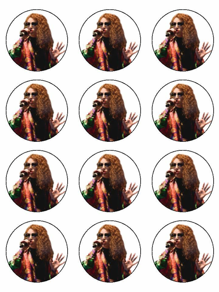 Jess Glynne singer artist edible printed Cupcake Toppers Icing Sheet of 12 Toppers