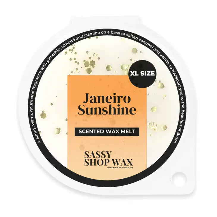 Wax Melt Janeiro Sunshine Segment Pot by Sassy Shop Wax XL Size - 70g
