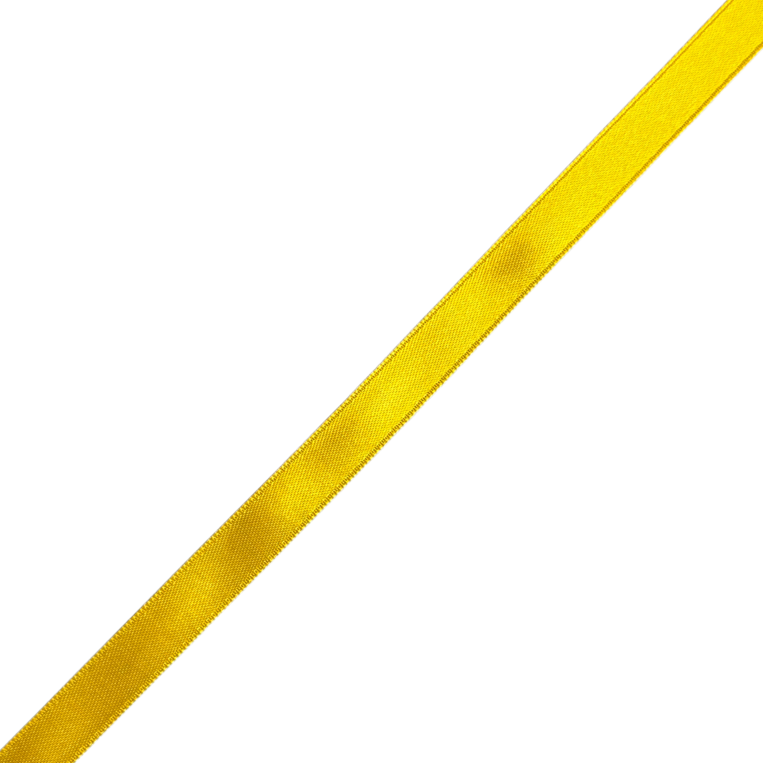 Yellow 10mm Satin Ribbon