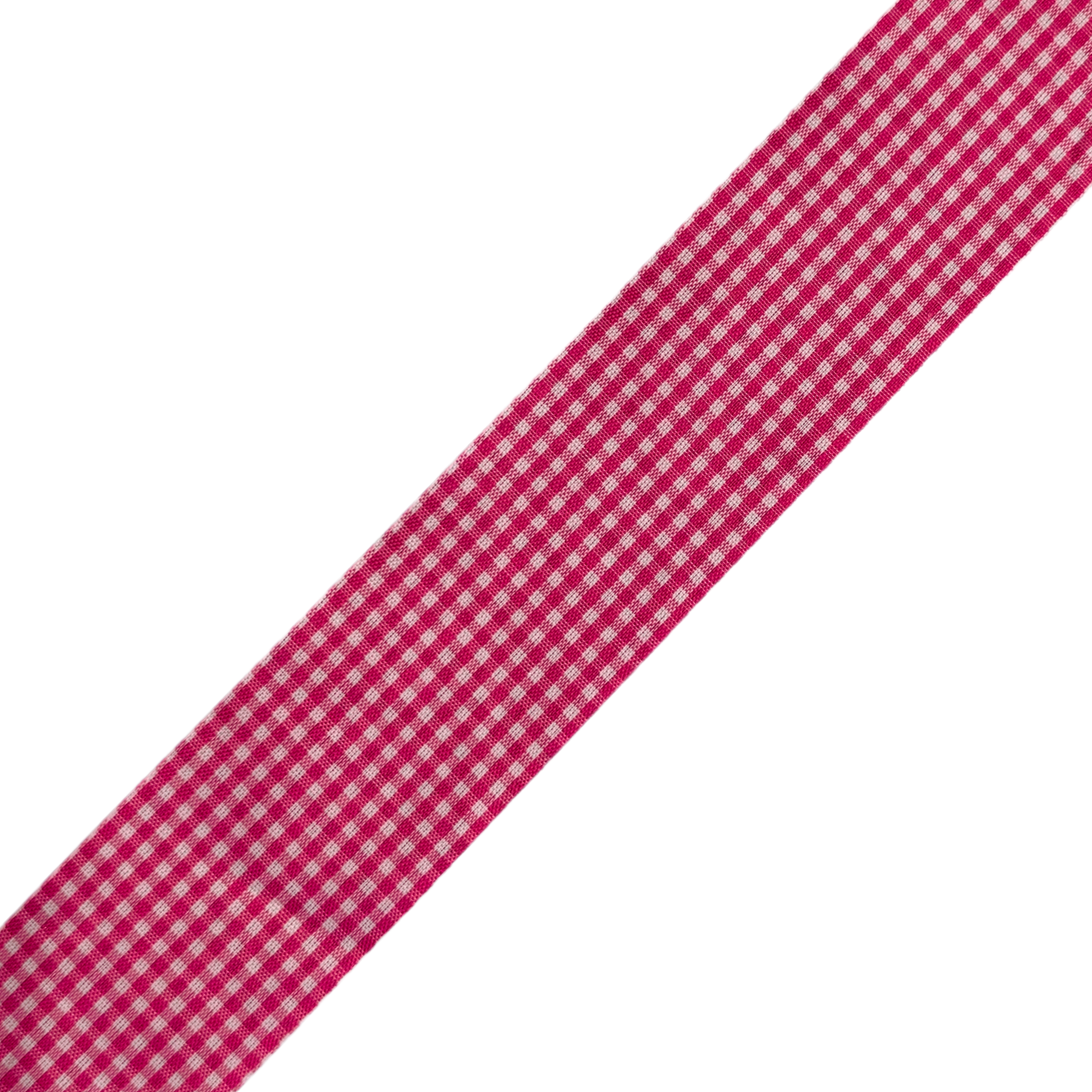 Classic Gingham Fuchsia Pink 38mm Ribbon