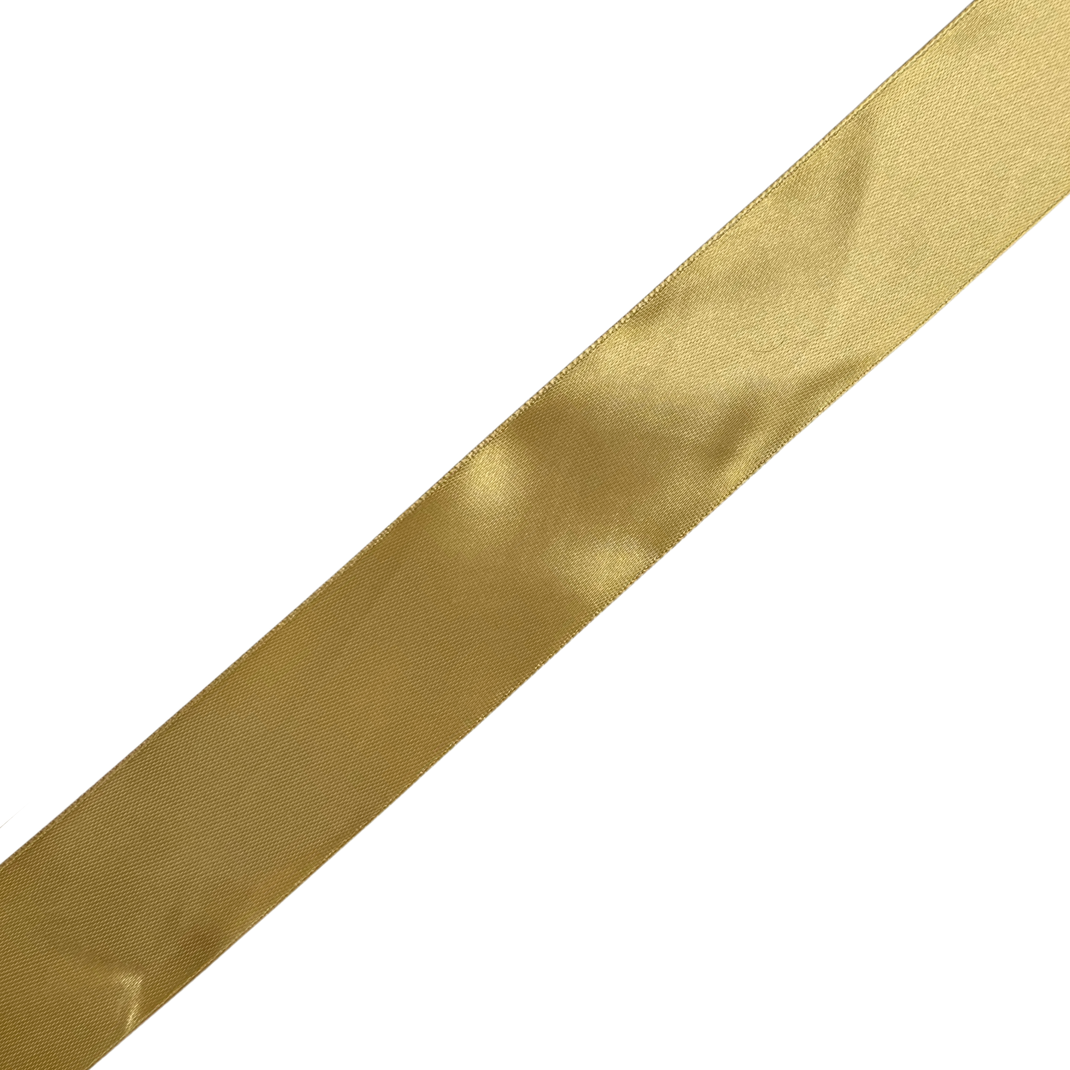 Light Gold 25mm Satin Ribbon