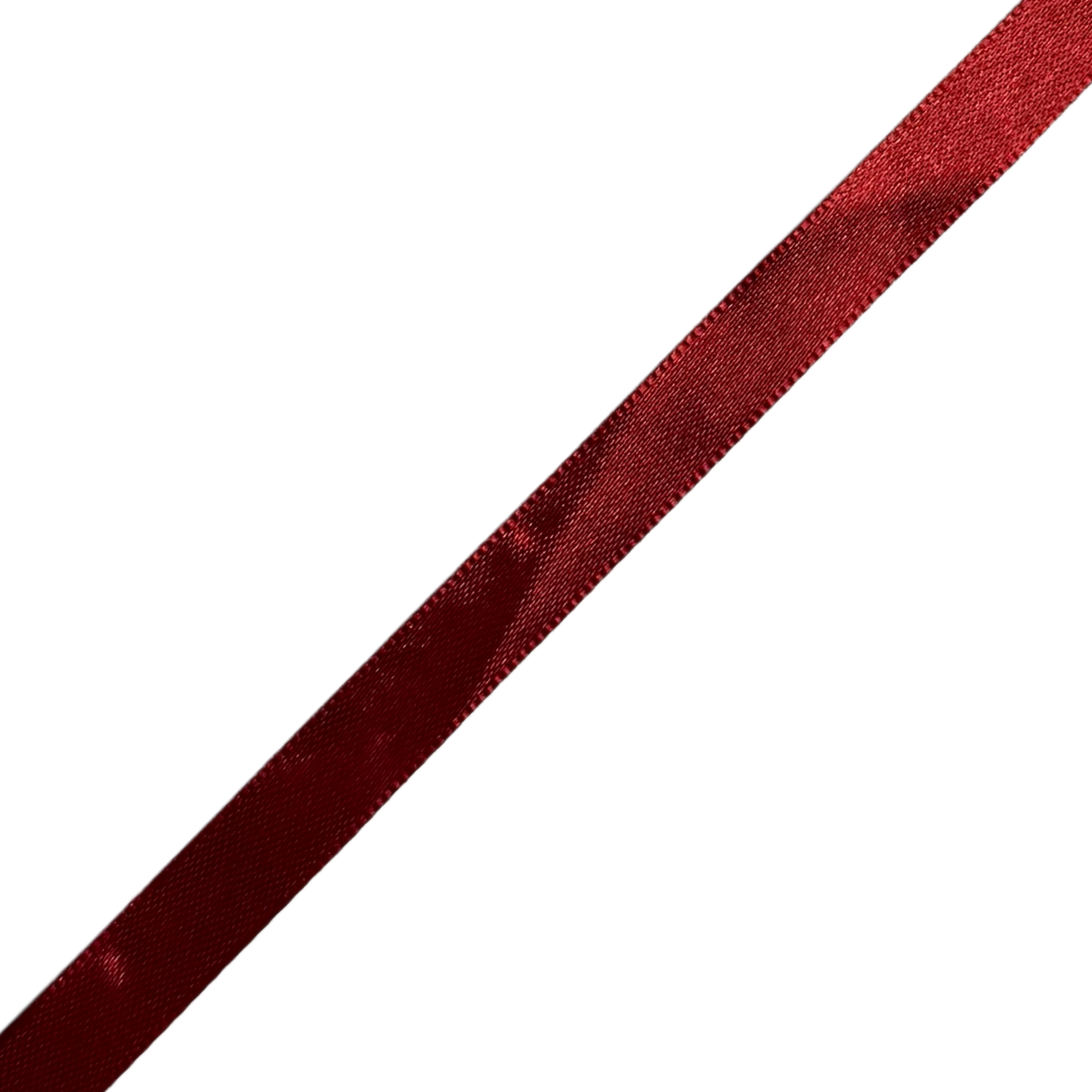 Deep Red 12mm Satin Ribbon