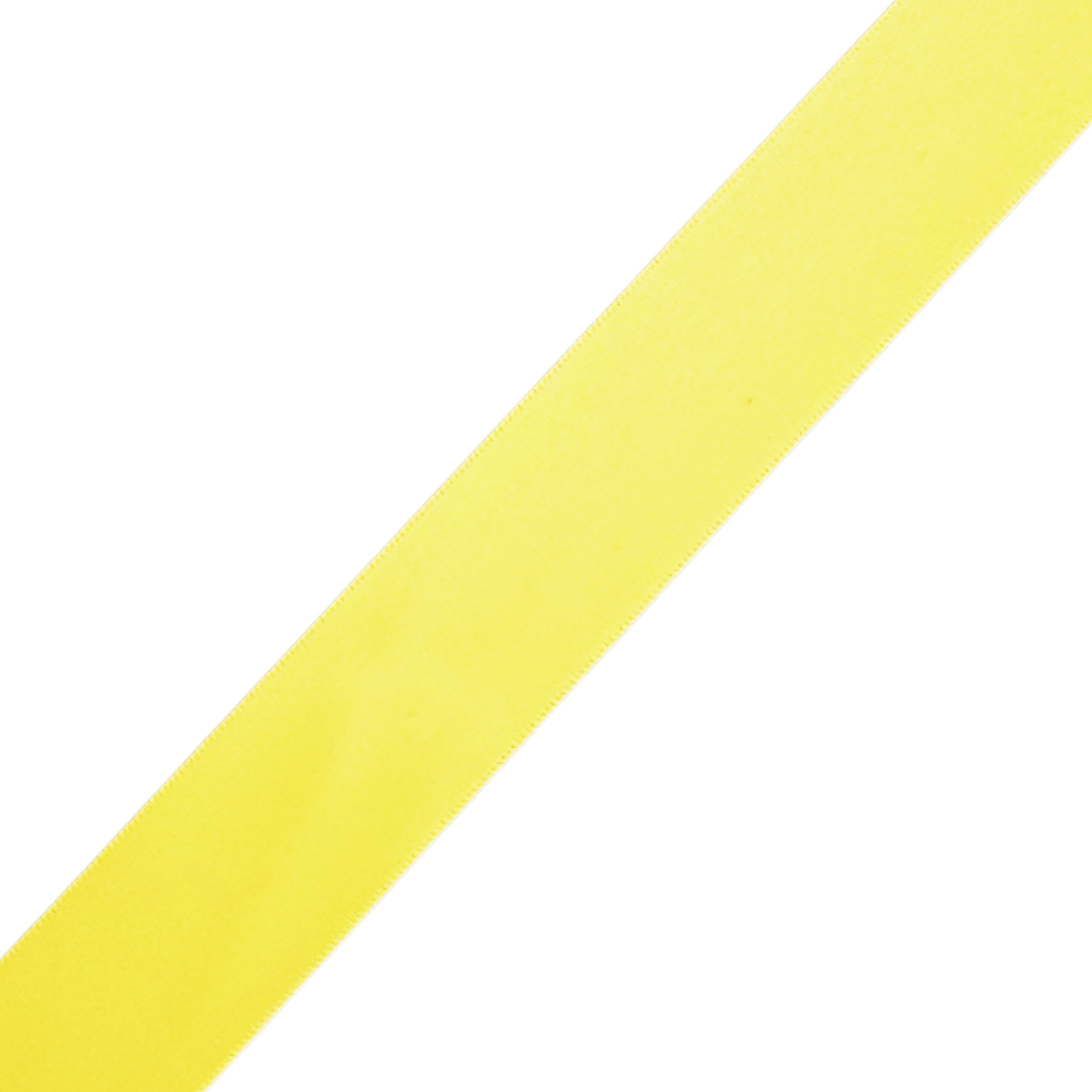 Pale Yellow 25mm Satin Ribbon