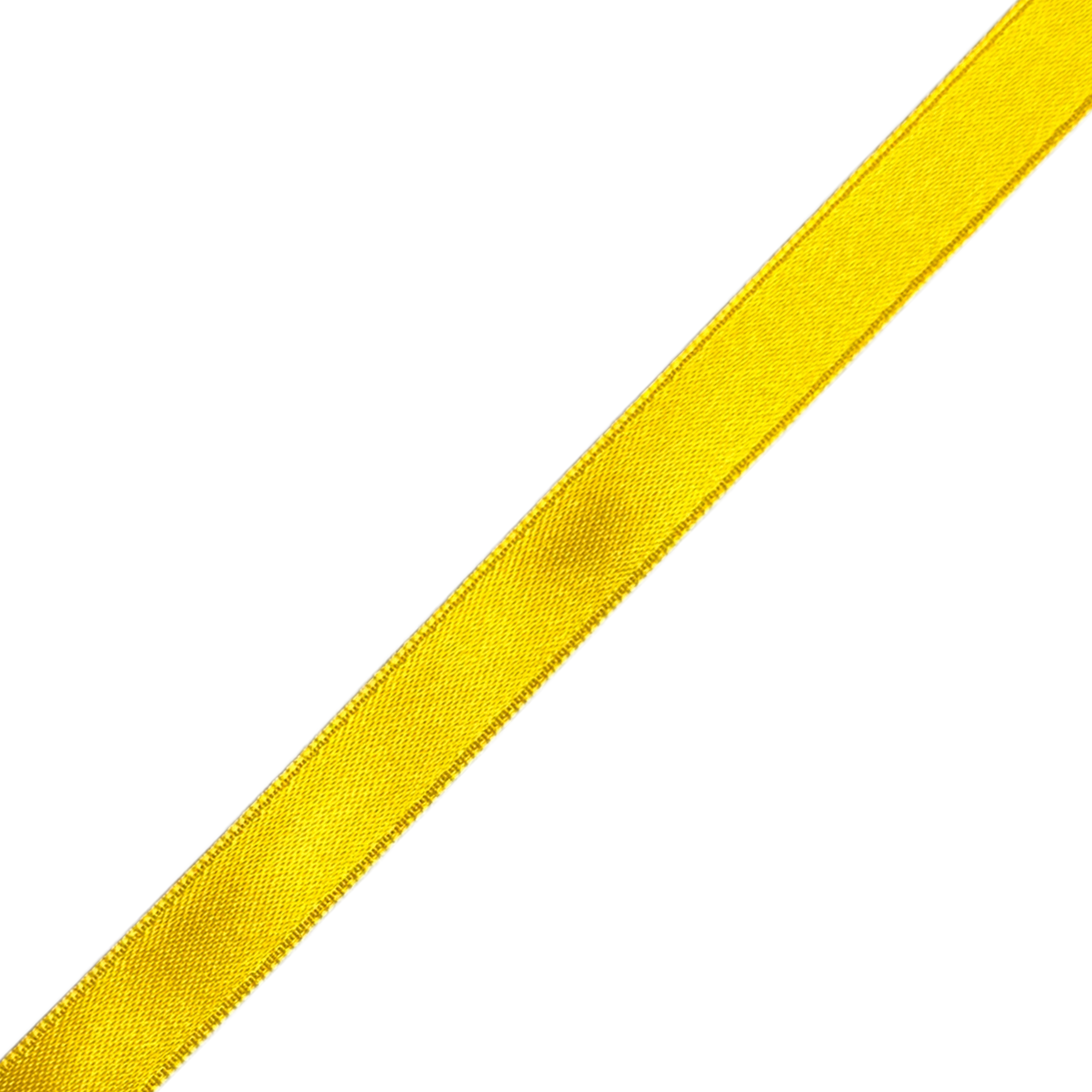 Yellow 15mm Satin Ribbon