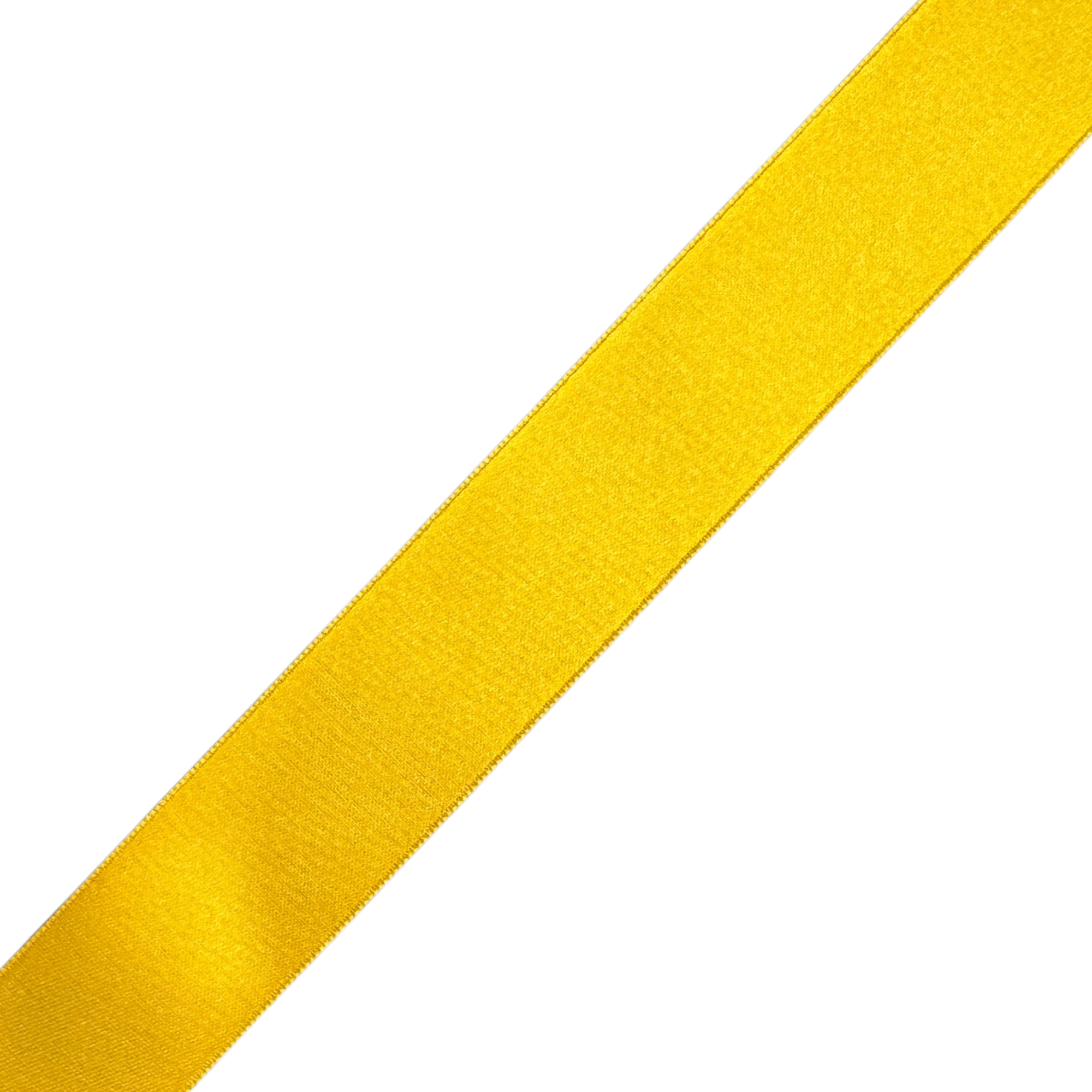 Yellow 25mm Satin Ribbon