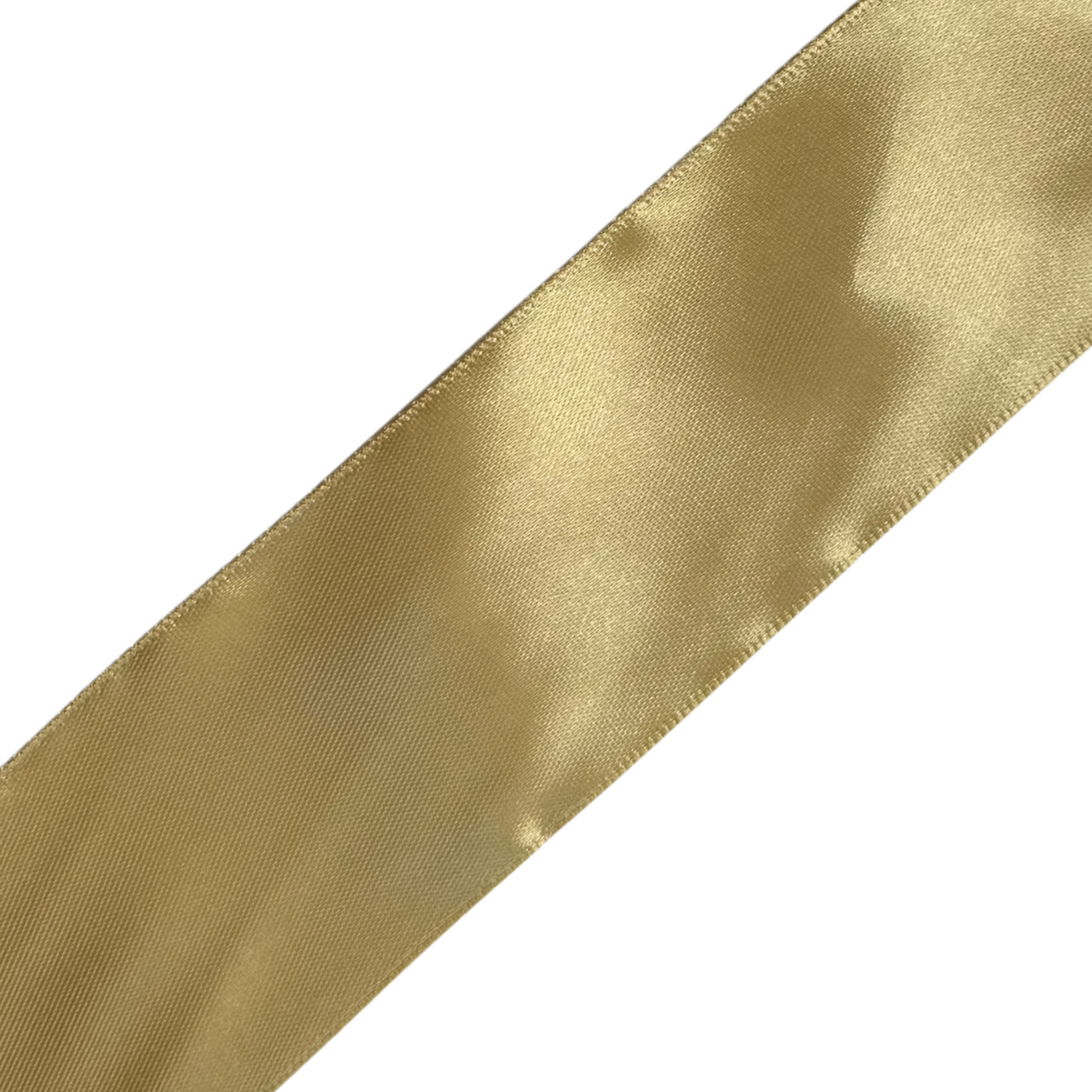 Light Gold 50mm Satin Ribbon