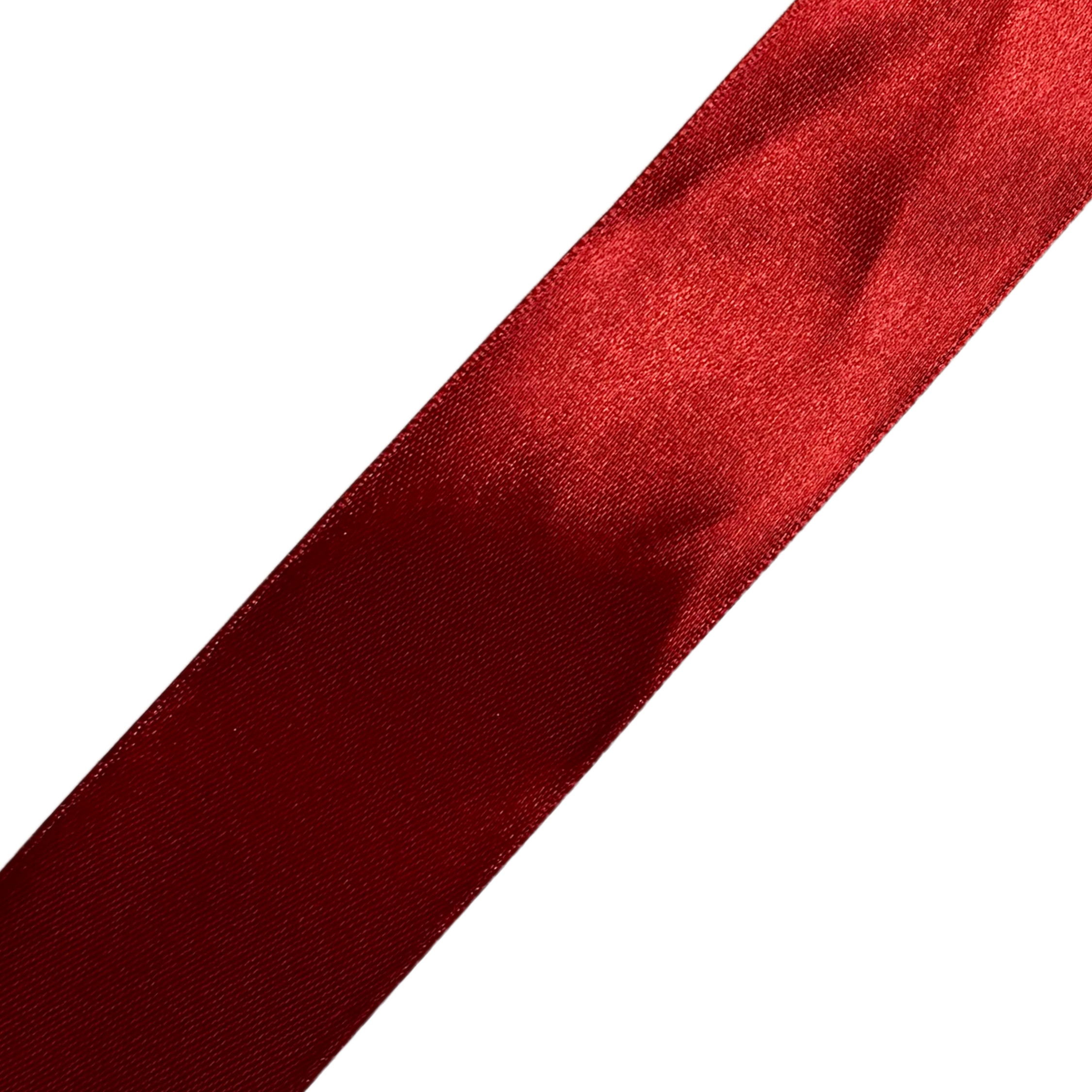 Deep Red 38mm Satin Ribbon