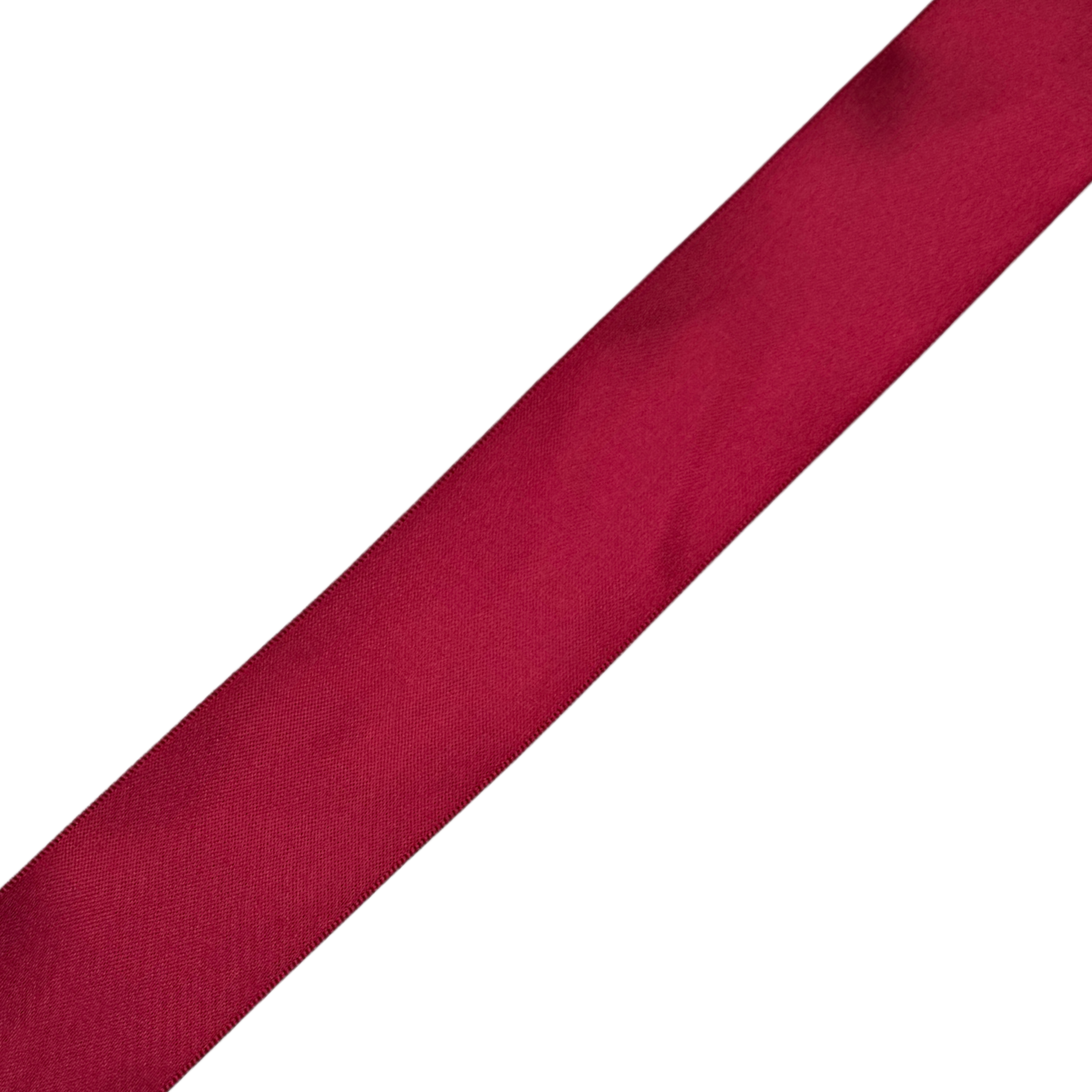 Burgundy 38mm Satin Ribbon