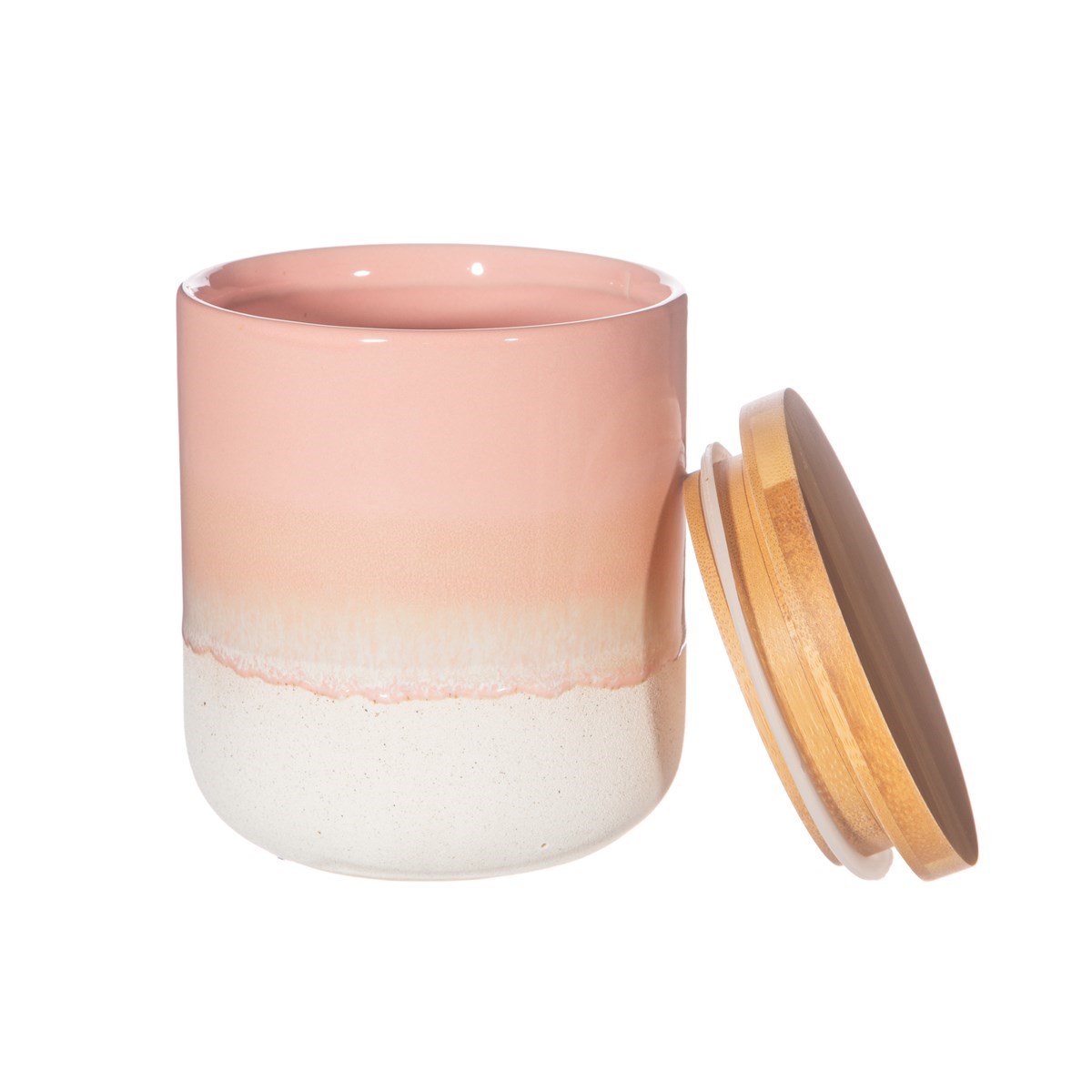 Sass & Belle Mojave Ombre Glaze Storage Canister Pink