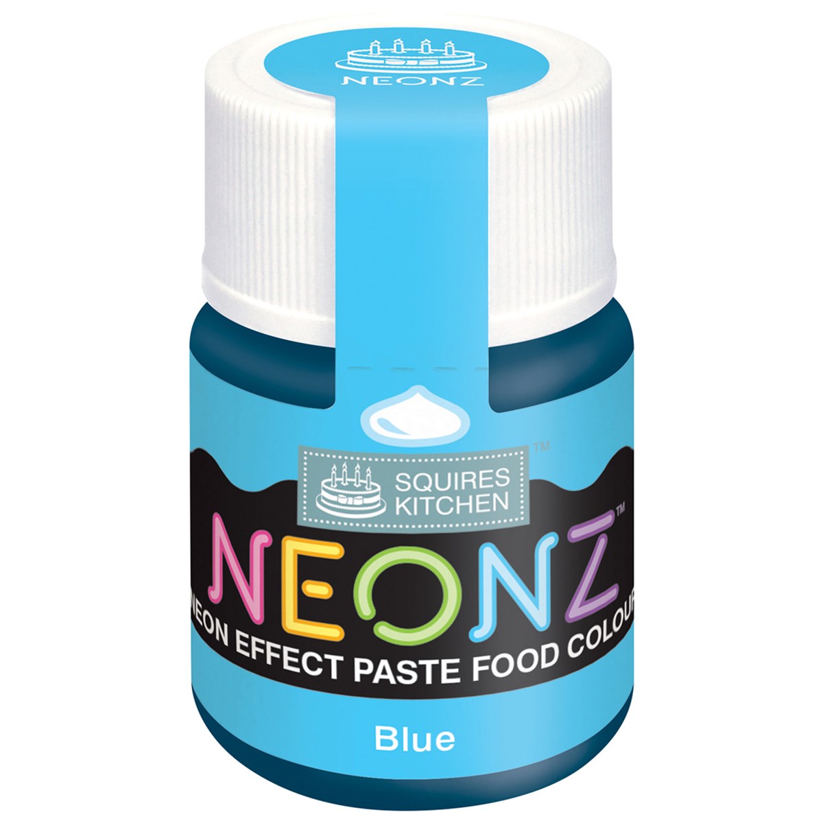 Squires Kitchen Neonz Neon Effect Concentrated Paste Food Colouring - 20g - Blue