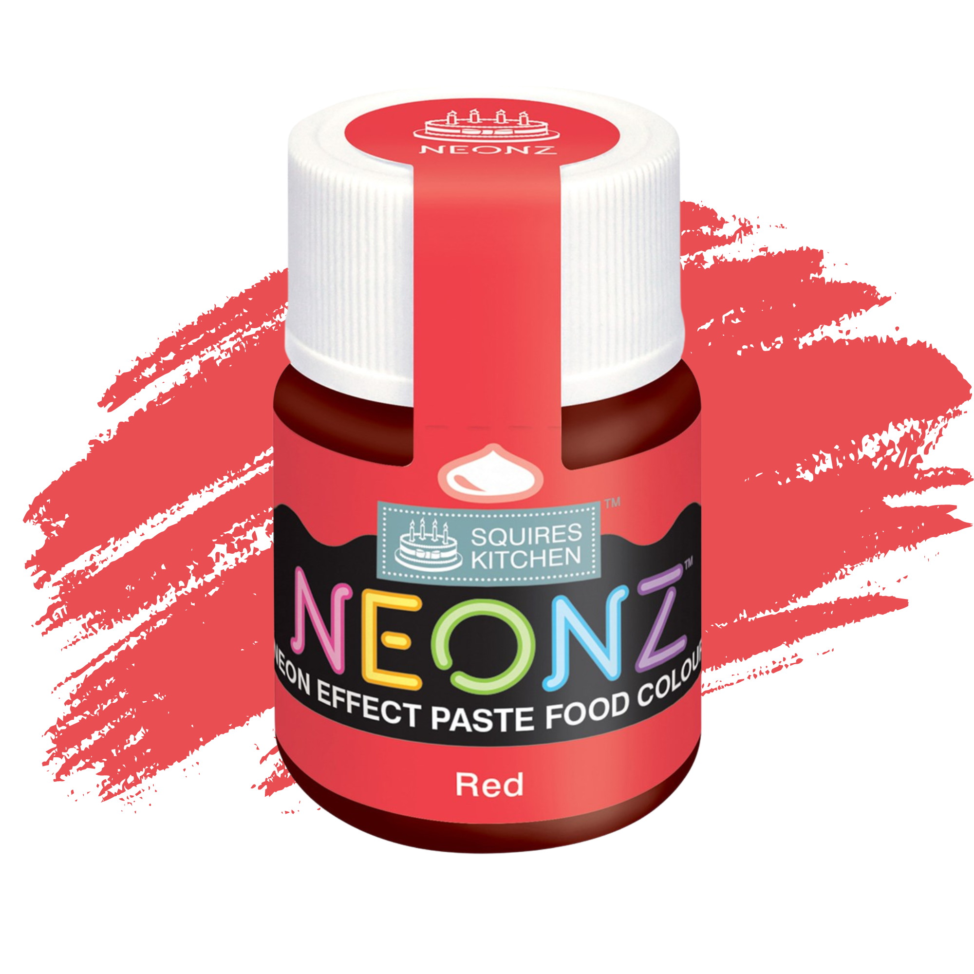 Squires Kitchen Neonz Neon Effect Concentrated Paste Food Colouring - 20g - Red