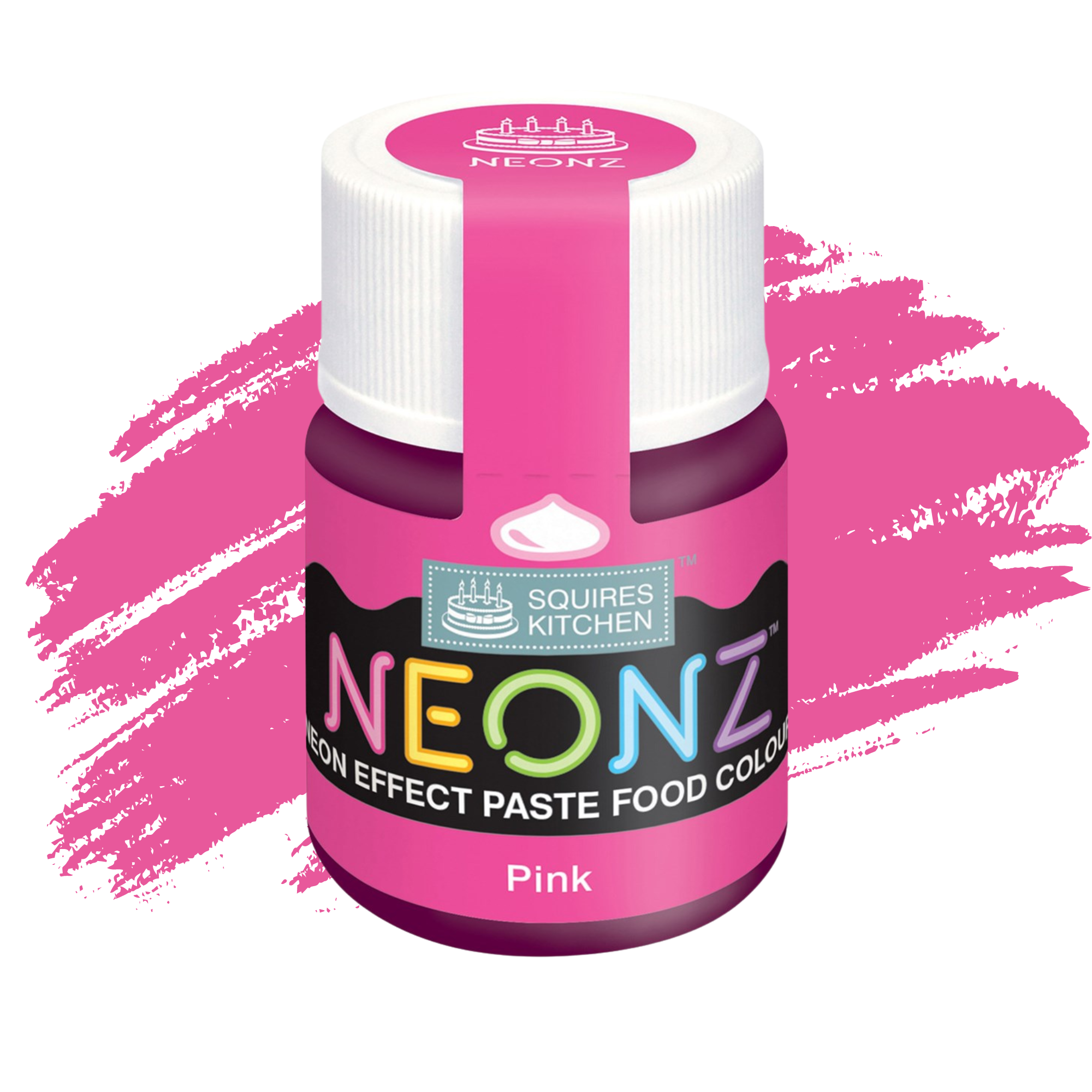 Squires Kitchen Neonz Neon Effect Concentrated Paste Food Colouring - 20g - Pink