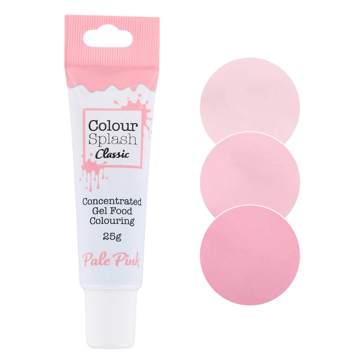 Colour Splash Gel - Pale Pink Food Colouring - 25g