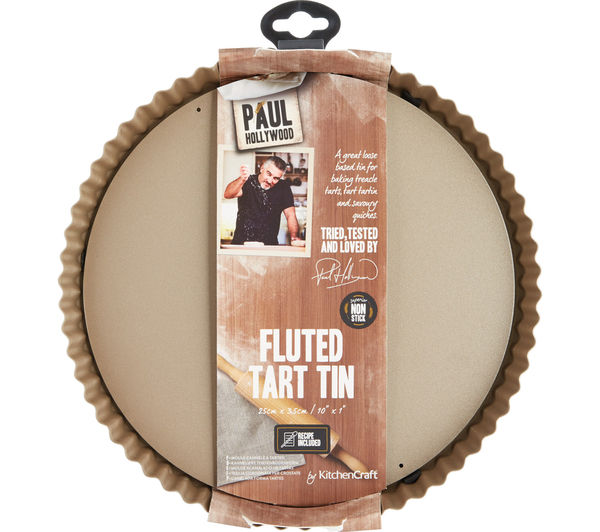 Paul Hollywood 25cm Fluted Tart / Flan Tin