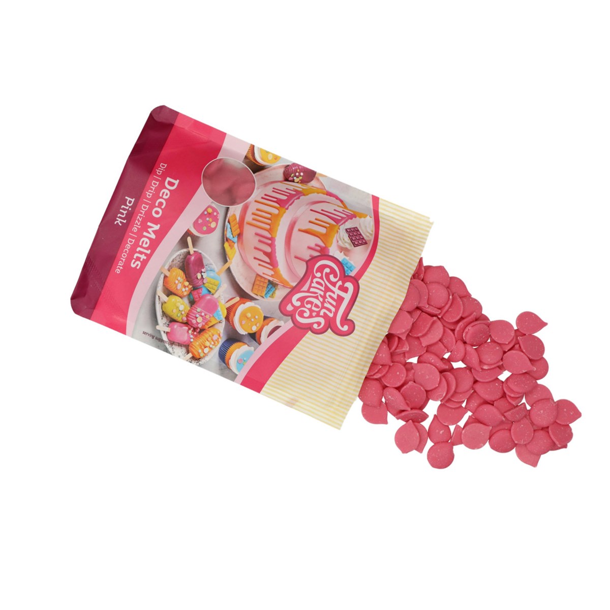 FunCakes - Deco Candy Melts Buttons - Pink