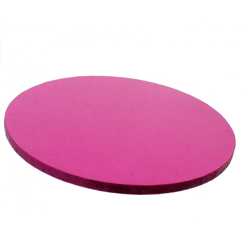 Cake Drum Board 12mm Thick - Bright Pink - Choose Size - Round (Circle) - Sold Singly