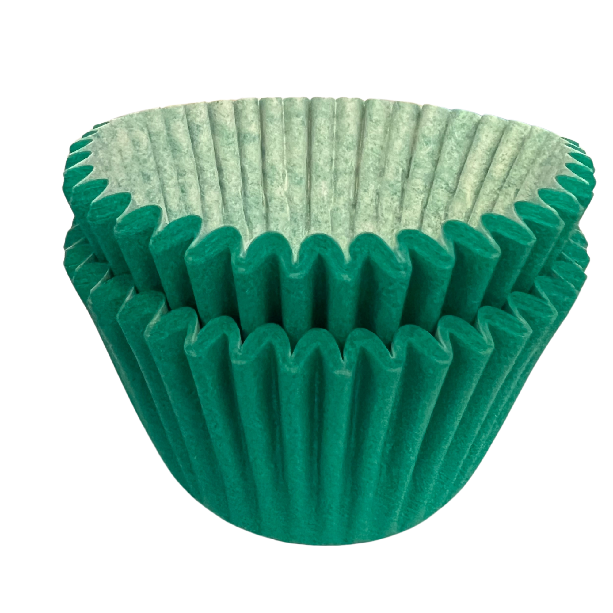 Paper Cupcake Baking Cases - pack of Approx. 50 -  Emerald Green