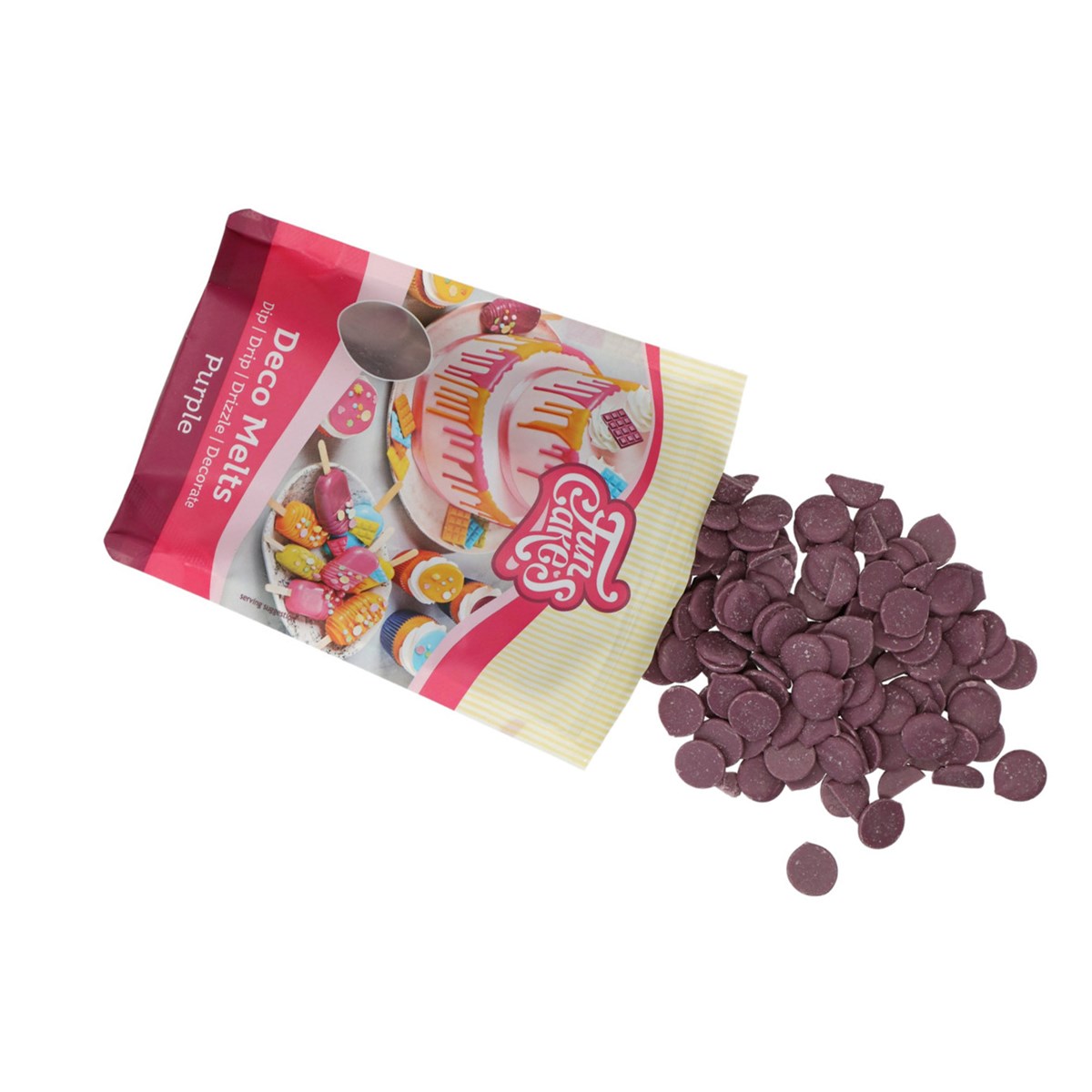 FunCakes - Deco Candy Melts Buttons - Purple