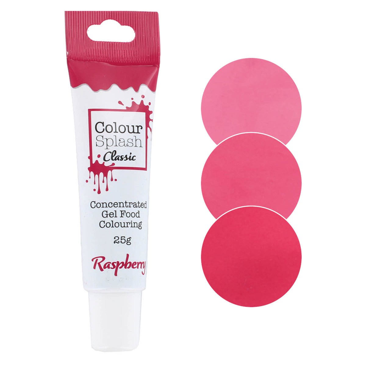 Colour Splash Gel - Raspberry Food Colouring - 25g