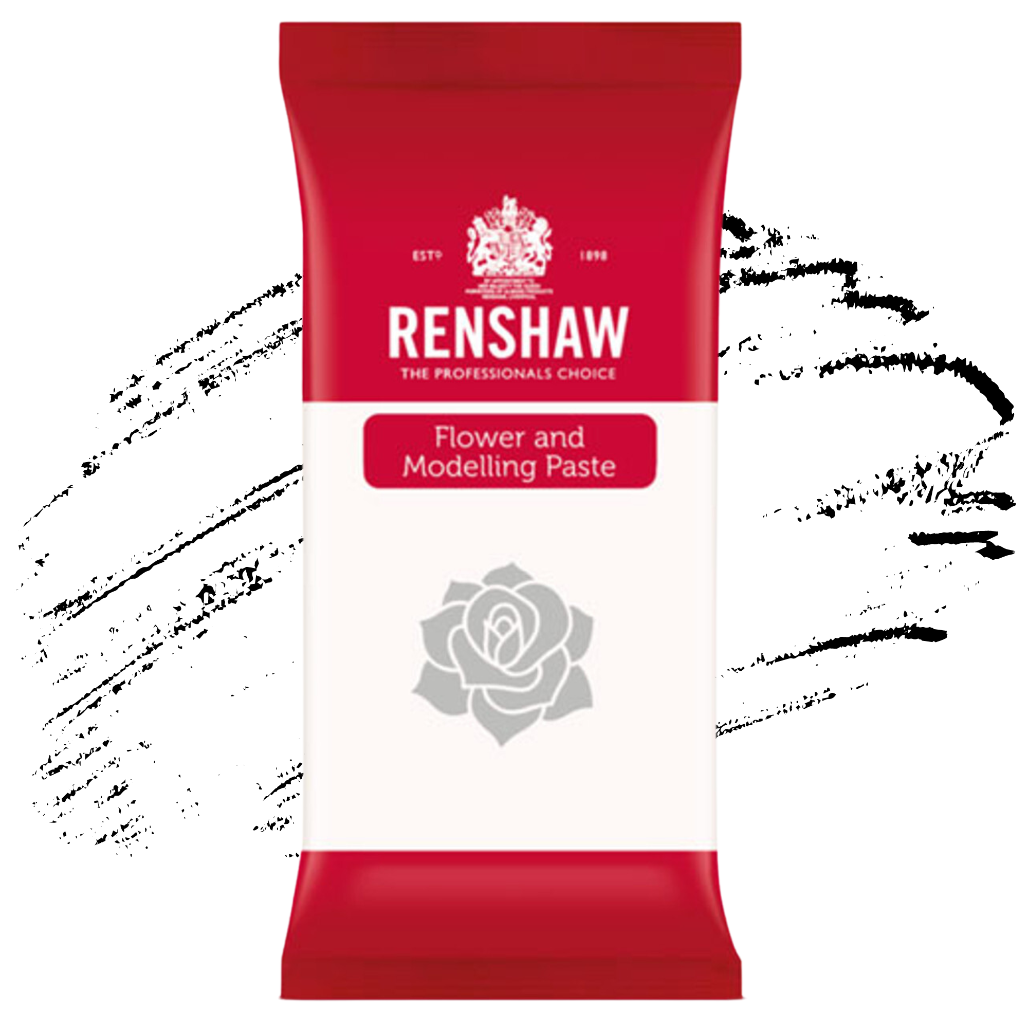 Renshaw Professional Flower and Modelling Paste - Whitw - 250g