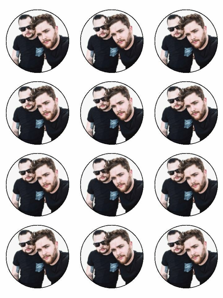 Royal blood band singers artist edible printed Cupcake Toppers Icing Sheet of 12 Toppers