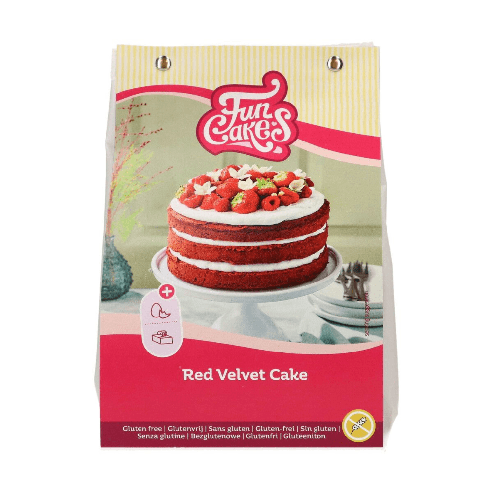 FUNCAKES Gluten Free Red Velvet Cake Mix 400g