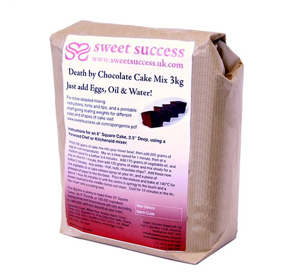 Sweet Success Death By Chocolate Cake Mix 3KG