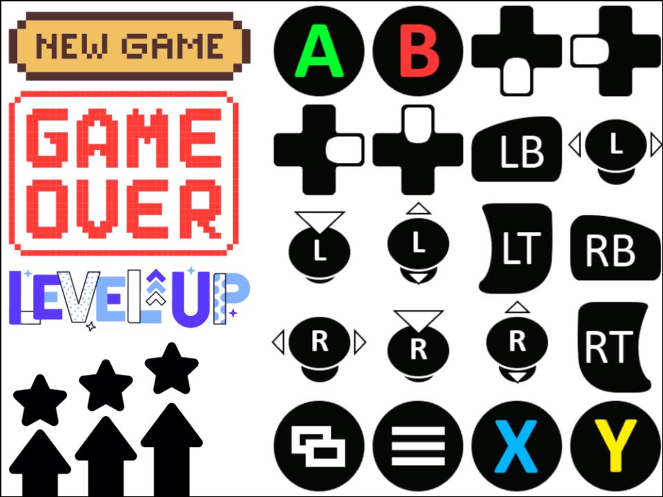 Game On Game Over Gaming Level Up Edible Printed Cake Decor Topper Icing Sheet Toppers Decoration