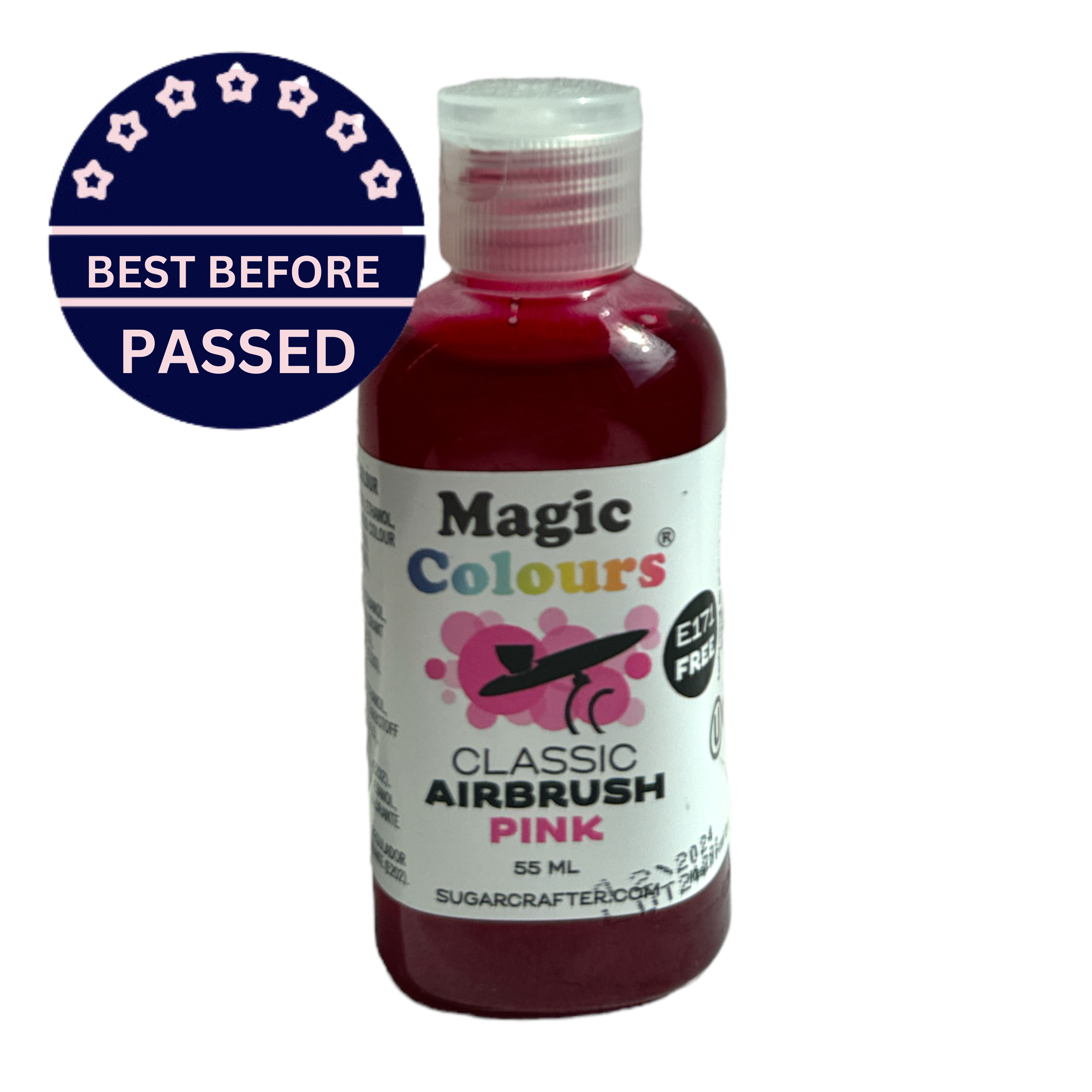 B.B Passed 12/24 Magic Colours Classic Airbrush Colour 55ml - Pink