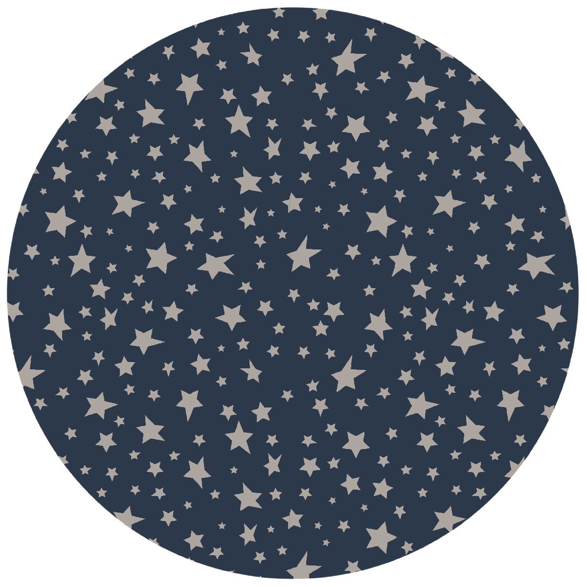10" Masonite Starry Night Cake Board - Navy with Stars (4mm Thick)
