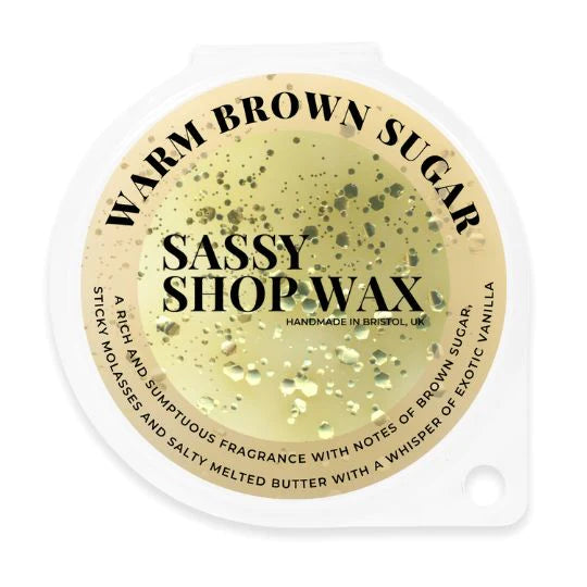 Wax Melt Warm Brown Sugar Segment Pot by Sassy Shop Wax XL Size - 70g