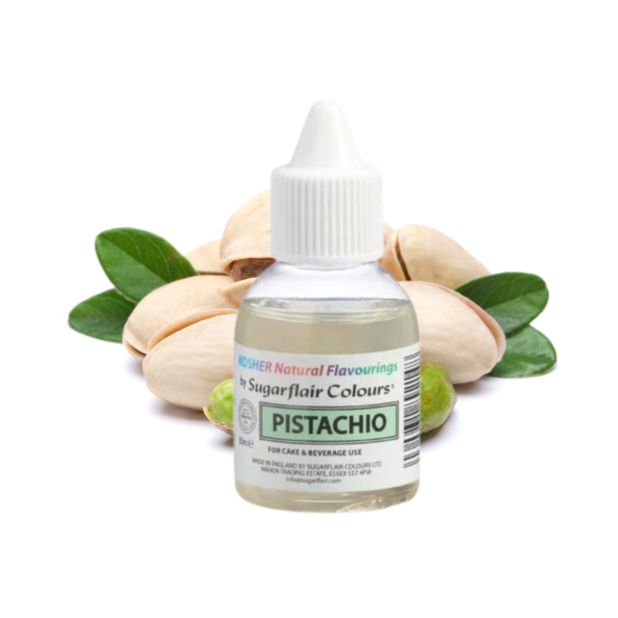 Sugarflair Pistachio - Kosher Concentrated Natural Flavour / Food Flavouring 30ml