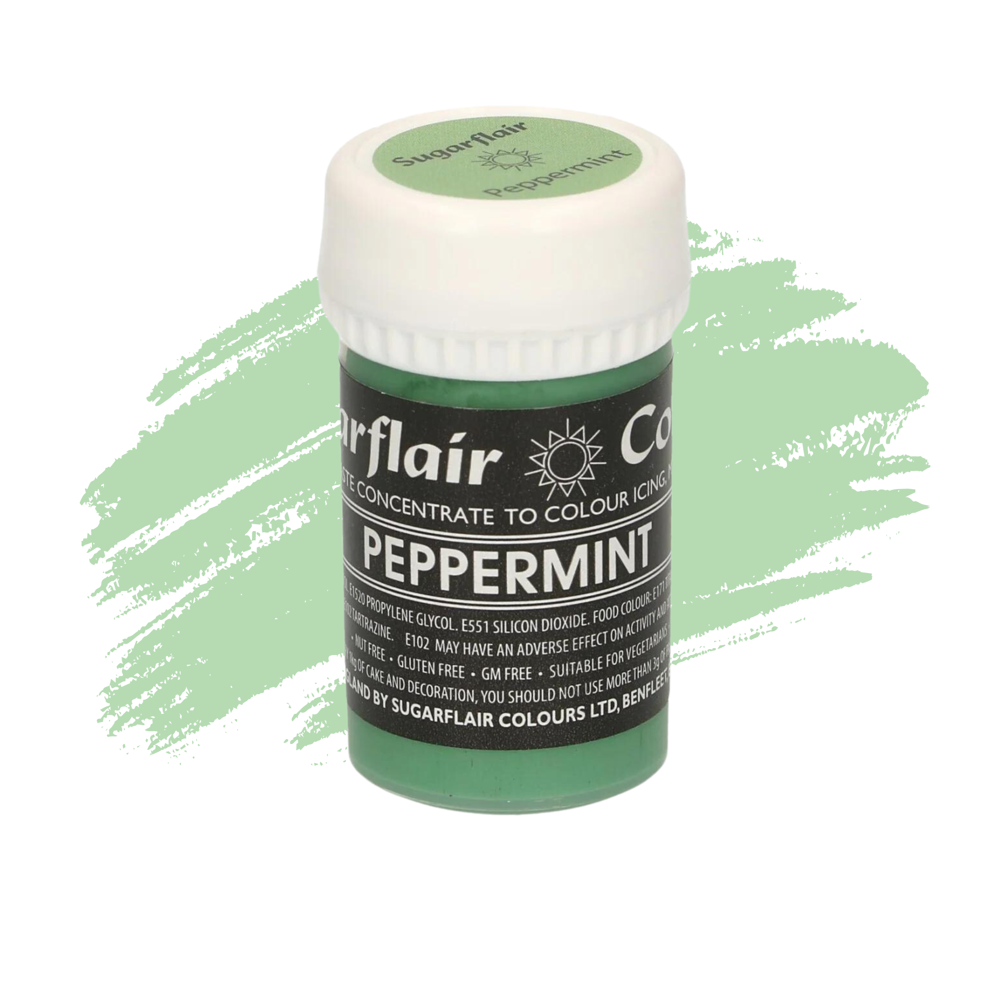 Sugarflair Paste Colours Concentrated Food Colouring - Pastel Peppermint - 25g