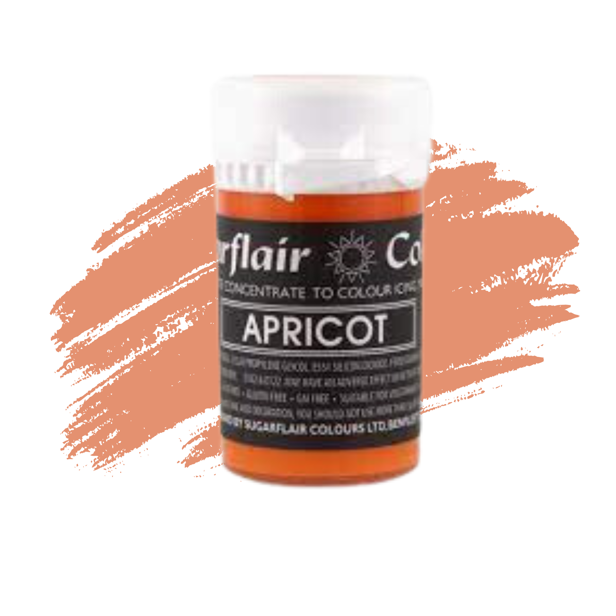 Sugarflair Paste Colours Concentrated Food Colouring - Pastel Apricot - 25g