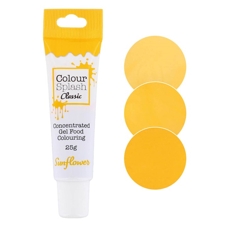Colour Splash Gel Concentrated Food Colour - Sunflower Yellow - 25g
